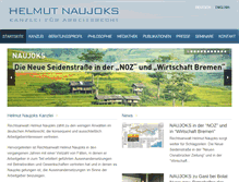 Tablet Screenshot of anwaltskanzlei-naujoks.com